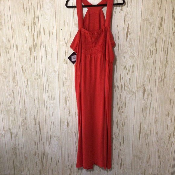 Ava & Viv Red Plus Size Sleeveless Maxi Dress 3X - Picture 2 of 11